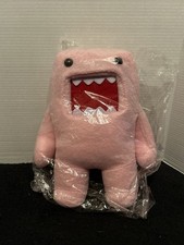 Licensed Japanese Pink Domo-Kun 14" Firm Plush Doll