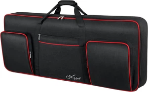 61 Case clavier, sac de piano souple avec 0.32 Coton de pouce, 61 Sac à clavier