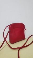 Lloyd Baker Women's Leather Red Crossbody Small Size Bag Excellent Condition