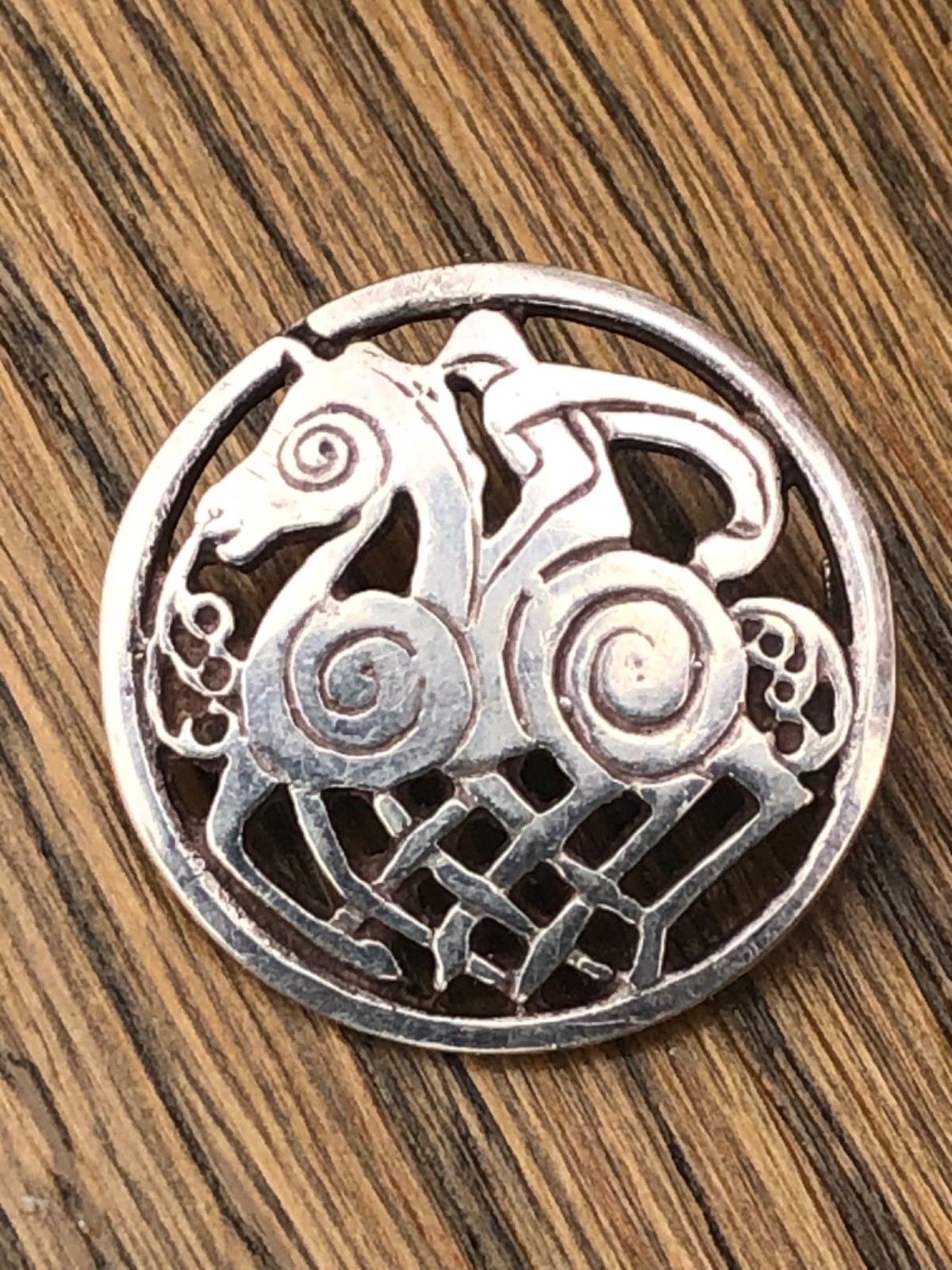 Scottish Solid Silver Brooch Shetland Silvercraft… - image 1