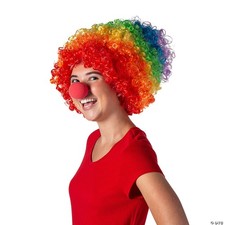 Clown Mega Wig Costume
