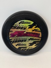 Frisbee Original Black Flying Disc 9  Inch 1980 Mattel Black And Gold