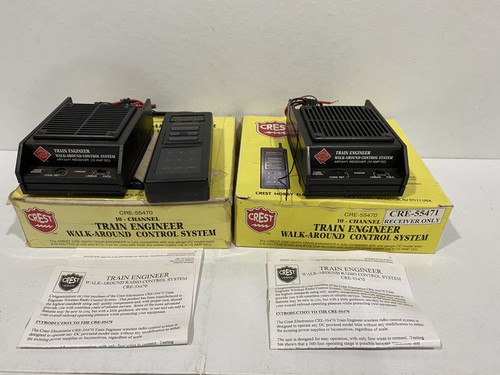 Crest Aristocraft 10- Channel Control System CRE-55470 + Extra Receiver G Gauge 