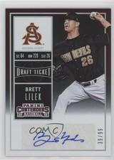 2015 Contenders College Draft Ticket 39/99 Brett Lilek (Black Jersey) Auto md3