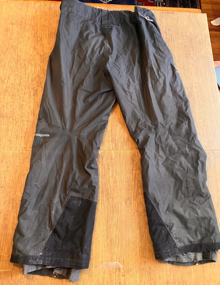 Patagonia H2NO Recco Todo Clima Pantalones Esquí Resistente al Agua Negro Para Hombre Grande Foto 2 de 4