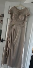 VM collection bridal emporium dress in champagne size 14 uk