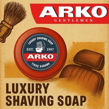 New Arko Luxury Shaving Soap Bowl Tub Jar Traditional Turkish Barber 150gm