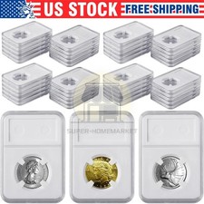 10-60PCS Coin Slab Holders For Grade PCGS NGC...