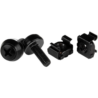 StarTech 10-32 Server Rack Screws and Cage Nuts 50 pk