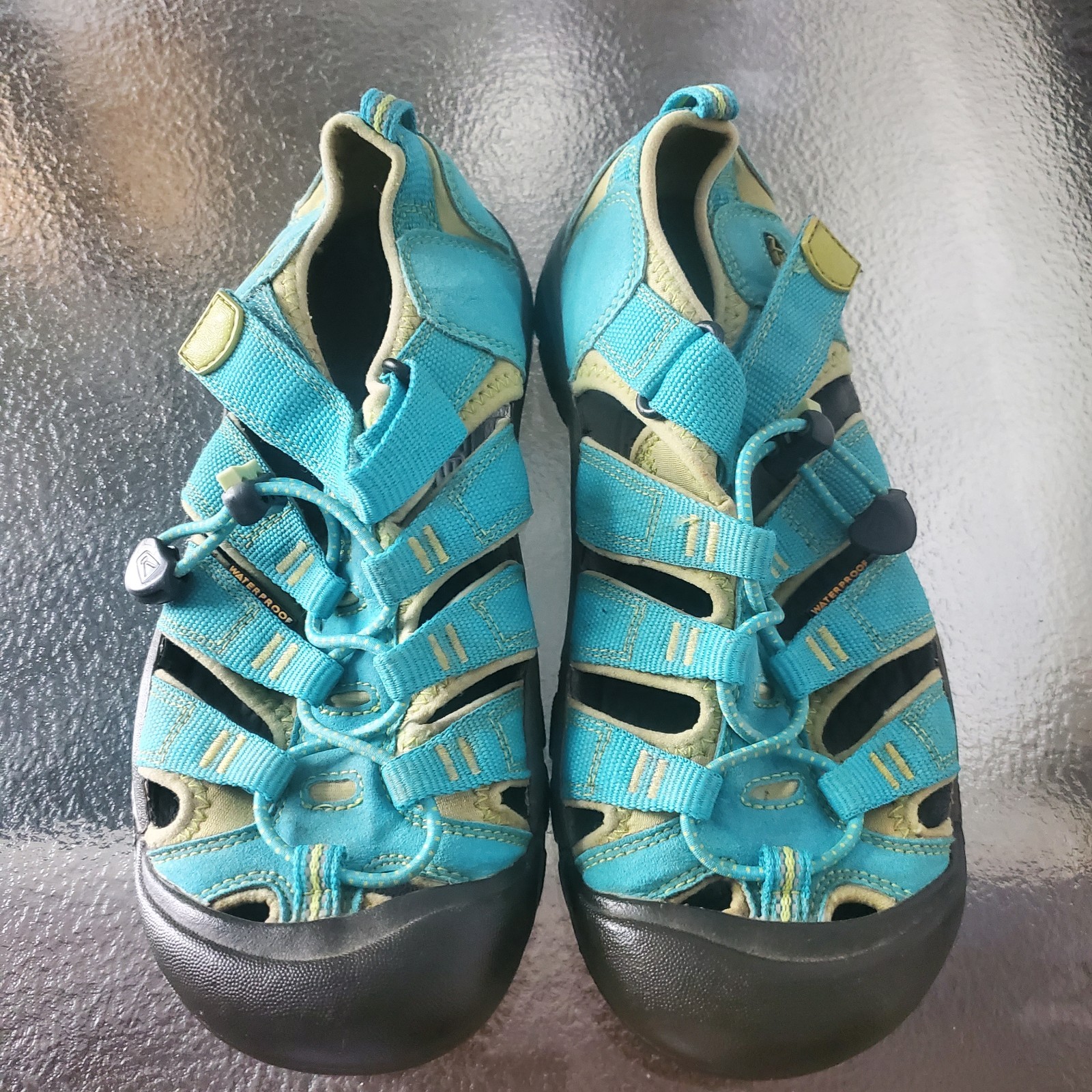 Keen Sandalo da Escursionismo Impermeabile Turchese Blu Scarpa Donna Tg 5 Lavabile