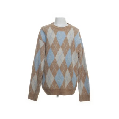 Lindex Kids, Strickpullover, Größe: 146/152, Beige/Blau/Weiß #M3P