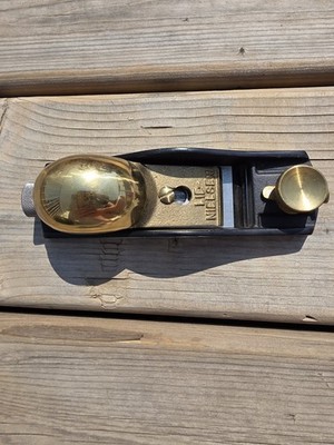 Lie-Nielsen No. 60 1/2 Block Plane Adjustable Mouth USA Hand Tool Woodworking