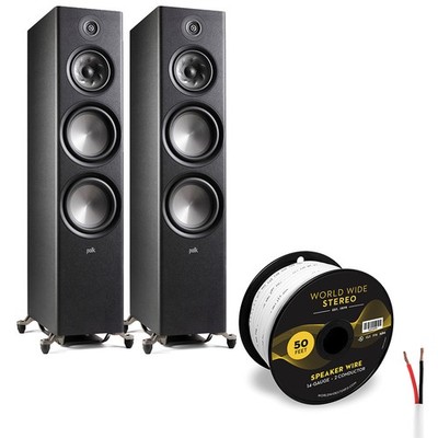Polk Audio Reserve 700 Floorstanding Speaker Pair with Speaker Wire