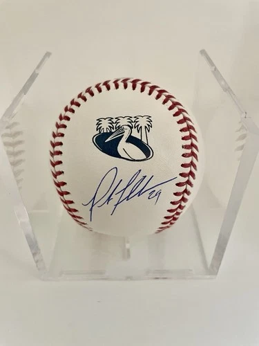 New ListingPete Fairbanks 💥 Auto Signed baseball Rays City Connect Beckett HOLO - Marlins