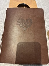 Leather Scrapbook Album Love Vintage Wedding Guest Book DIY Memory Book with ...