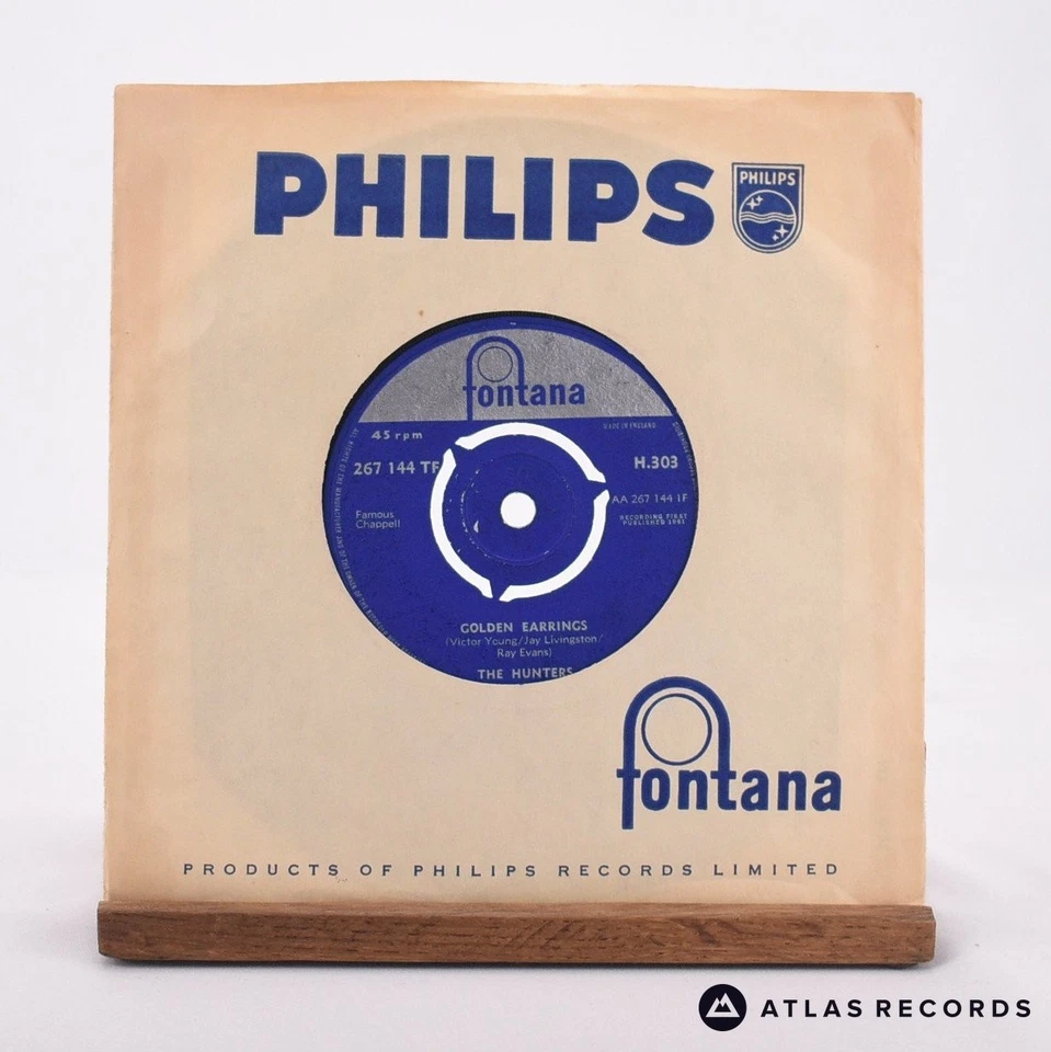 The Hunters - Golden Earrings / Tally Ho - 7" Vinyl Record - EX/VG+ - Image 2 of 4