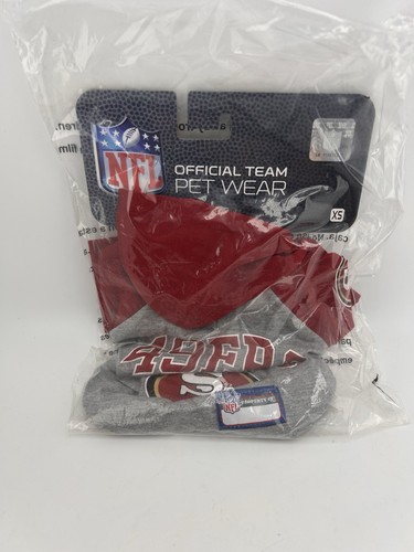 Official NFL Pet Wear San Francisco 49ERS Hoodie for Dogs & Cats XS - Picture 10 of 12