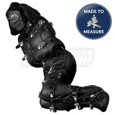 Leather Sleepsack Bondage Restraint Bag | Custom Made Leather Sleepsack Body Bag