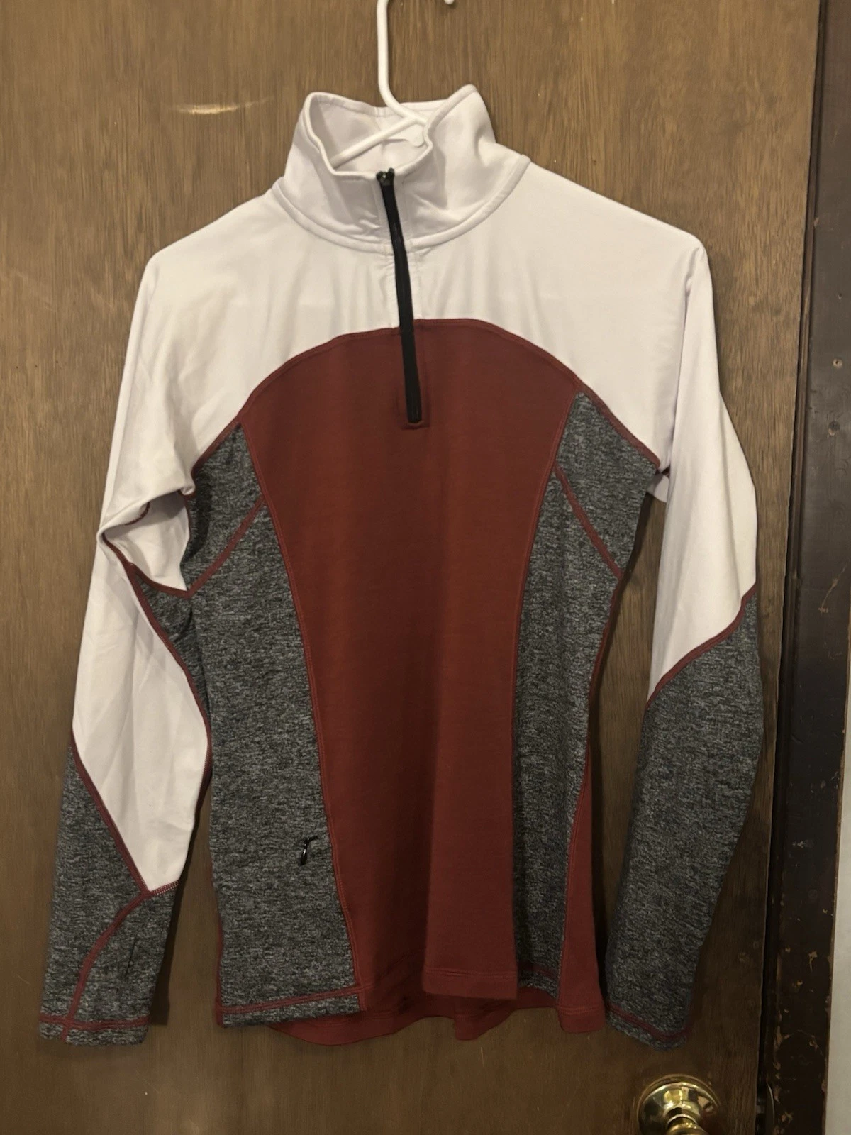 Fearless Woolx 1/4 Zip Pull Over Midweight Merino Wool Base Layer Top Small