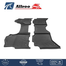 2×TPE 2Row Floor Mats For Ram 2500/3500 Crew Cab W/Front Bench Seat 2019-26 USA