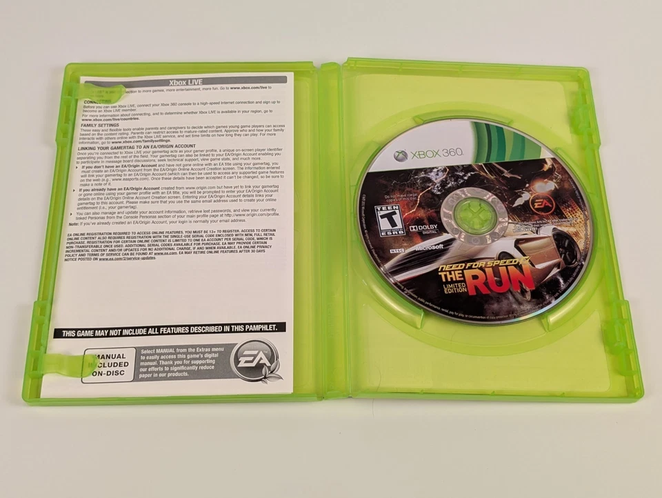 Need For Speed The Run - Limited Edition (Xbox 360)➡️CIB -Tested- Near Mint 📀 - Image 3 of 4