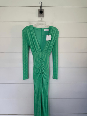 Misha Women s 4 Francis Vivid Jade Dress New Slinky Stretchy