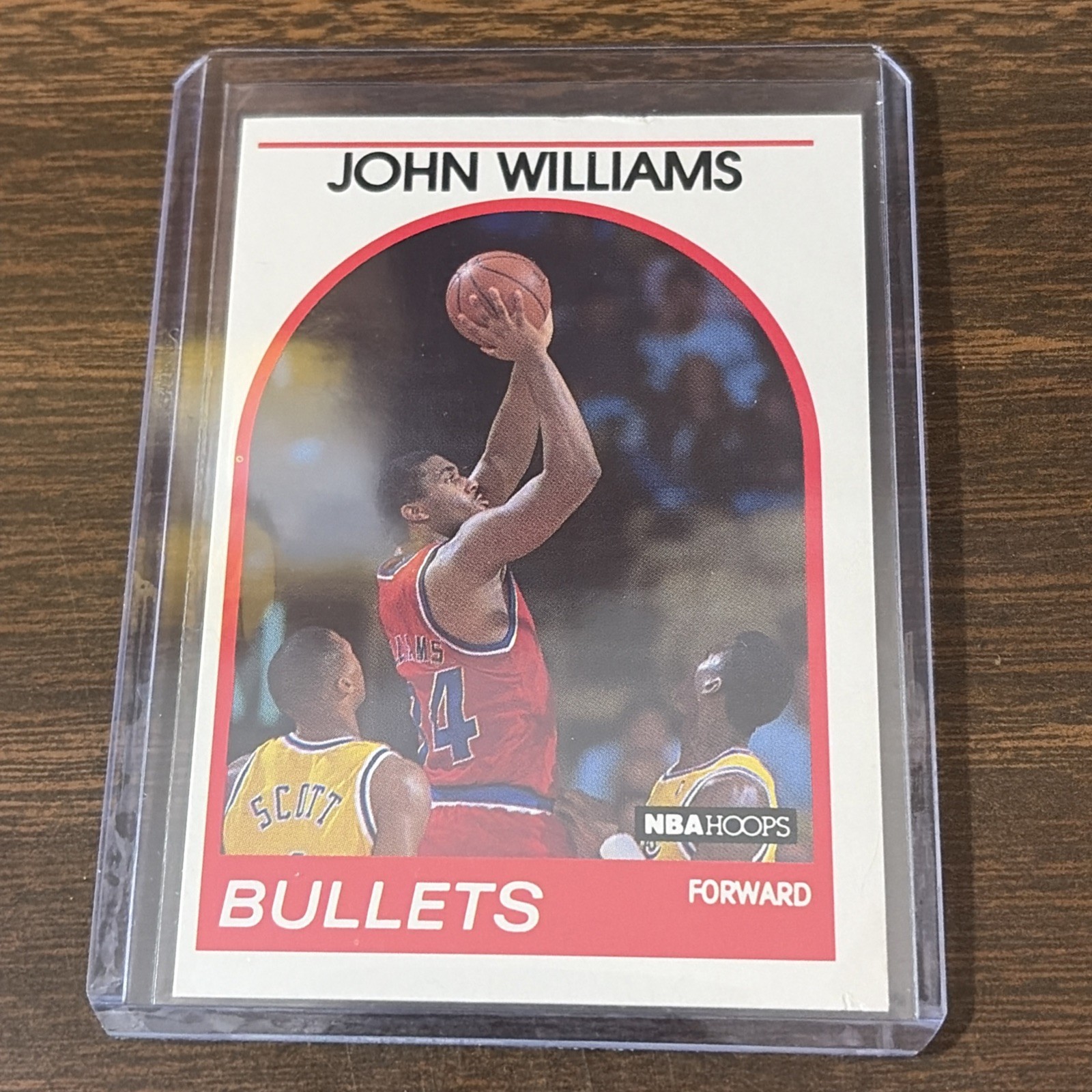 1989-90 NBA Hoops - John Williams #254 Washington Bullets (A)