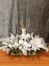 Weihnachtsdeko Tischgesteck Weihnachtsgesteck...