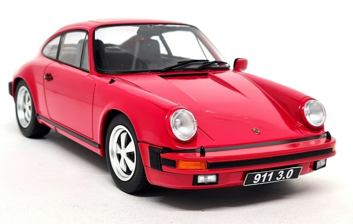 KK 1/18 - Porsche 911 Carrera Coupe 3.0 1977 Red Diecast Model Car