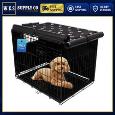 Dog Crate Cover for 24 30 36 42 48 Inch Wire Cages Oxford Fabric