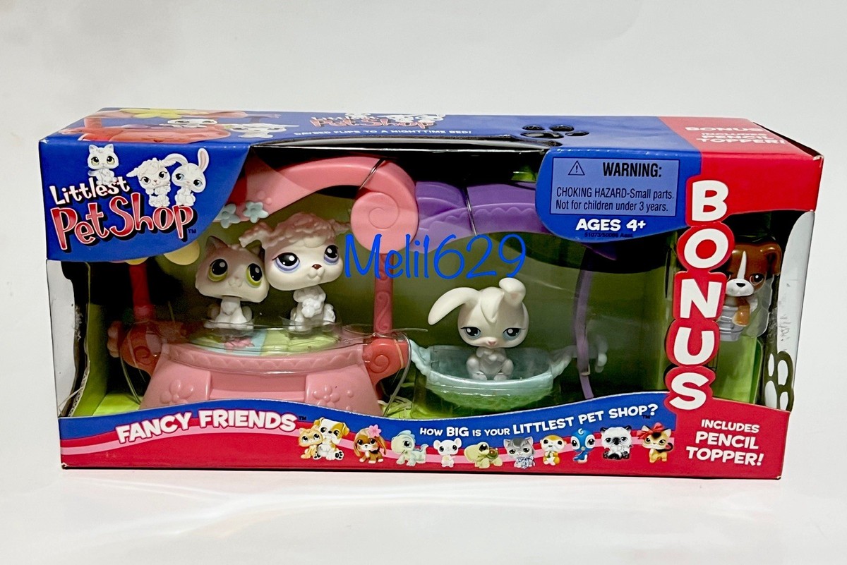 Littlest Pet Shop Small Playset Fancy Friends #99-#101 Rabbit