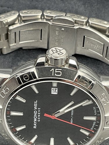 Raymond Weil Tango Black Dial Men's Watch 8160-ST2-20001 - Picture 13 of 13