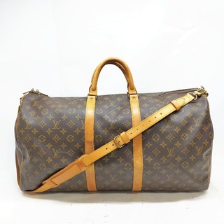 Bandolera Louis Vuitton LV Boston Bag Keepall 55 marrón monograma 2152683