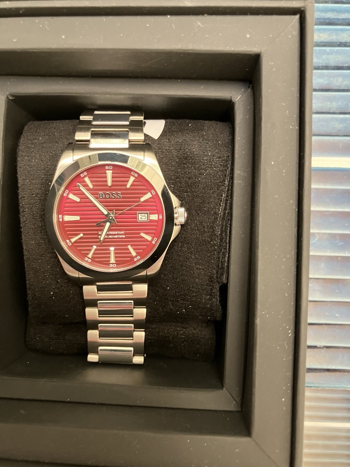 Hugo Boss Strike Men’s Watch Seiko Epson VX42E Date Movement
