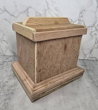 Handmade Wood Cremation Urn Adult Pet Dog Cat Box Lid Modern Classic Country NEW