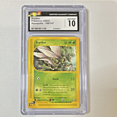 Scyther graded CGC 10 for sale on eBay
