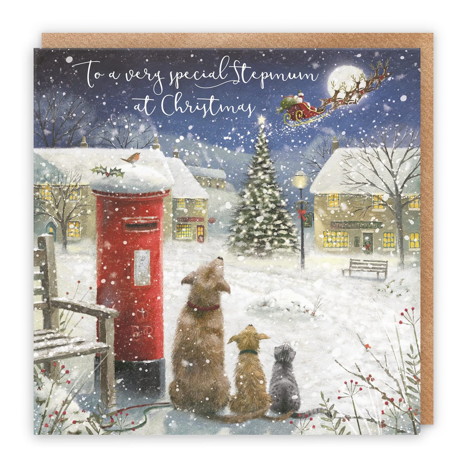 Stepmum Magical Christmas Card Milo's Gallery