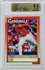 2025 Topps Series 1 Nolan Arenado 1990 NNOF 35th Anniversary No Name /35 BGS 9.5