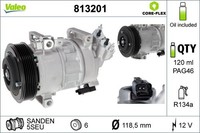 Valeo 813201 Kompressor, Klimaanlage FüR CitroËN DS Peugeot