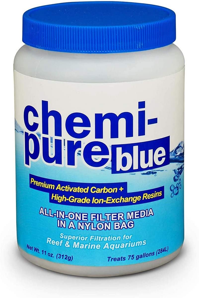 Chemi-Pure Filtration Media for Aquarium, 11-Ounce, Blue