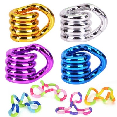 Relax Anxiety Stress Tangle- Fidget Aid Sensory Kids Adult ADHD Educational Toys