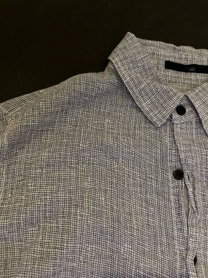 Vintage Japanese Hare Button Down Shirt 3/4 Sleeve Size S - Image 2 of 2