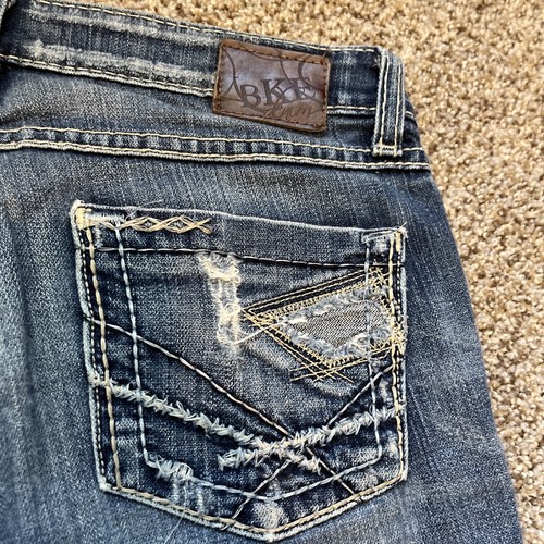 BKE Jeans Stella Women's 27 (30x26) Straight Leg Crop Jeans - Picture 14 of 14