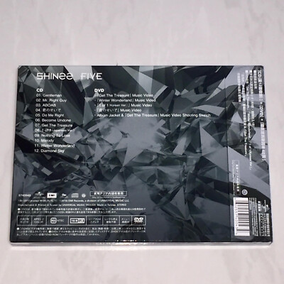 K-POP・アジア SHINee FIVE DVD Shinee 2017 FIVE Taiwan OBI Ltd Box CD+DVD + 48P Photobook