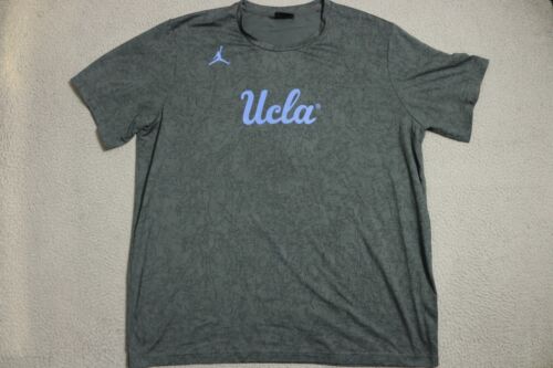 UCLA Bruins Team Issued Jordan Shirt Mens Extra Large Football Gray Blue