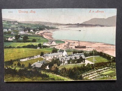 Whiting Bay Insel Arran Schottisches Hochland Vintage Postkarte P35