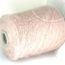 Pink ALPACA WOOL BLEND Cone Yarn LACE WEIGHT for Knitting USA TARIFF FREE