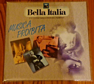 LP BELLA ITALIA - VERBOTENE MUSIK - EMI 1990 - LILIEN/SCHIFFA/GOBBI/CAMPORA