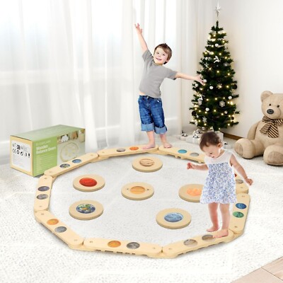 Trave di Equilibrio in Legno per Bambini GIOCHI MONTESSORI