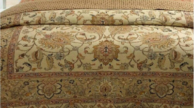 Rare Ralph Lauren Northern Cape Tapestry Comforter Queen Grand Full Blanket 